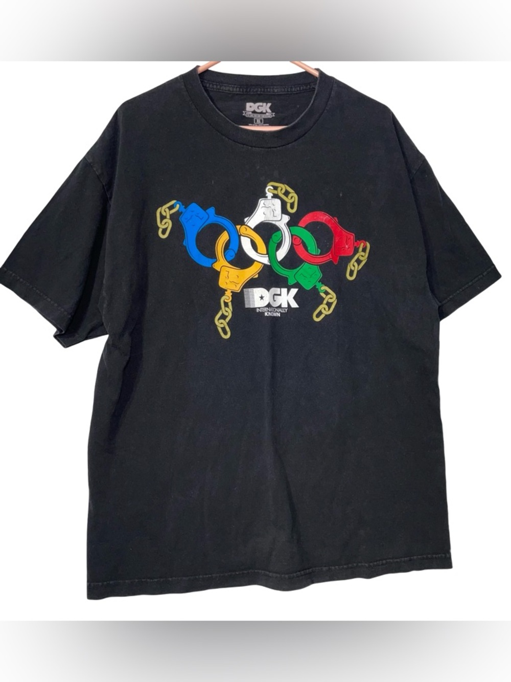 Vintage Y2K DGK Dirty Ghetto Kids Graphic T Shirt XL Black Skate Streetwear Tee